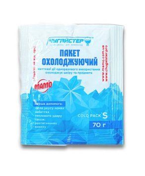 Охолоджуючий пакет ЧУГАЙСТЕР COLD PACK S (гіпотермічний, миттєвої дії) 70 г