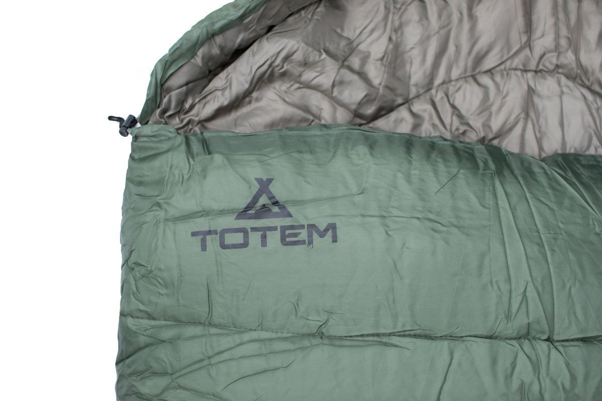 Спальний мішок Totem Fisherman ковдра з капюш олива, Лівий