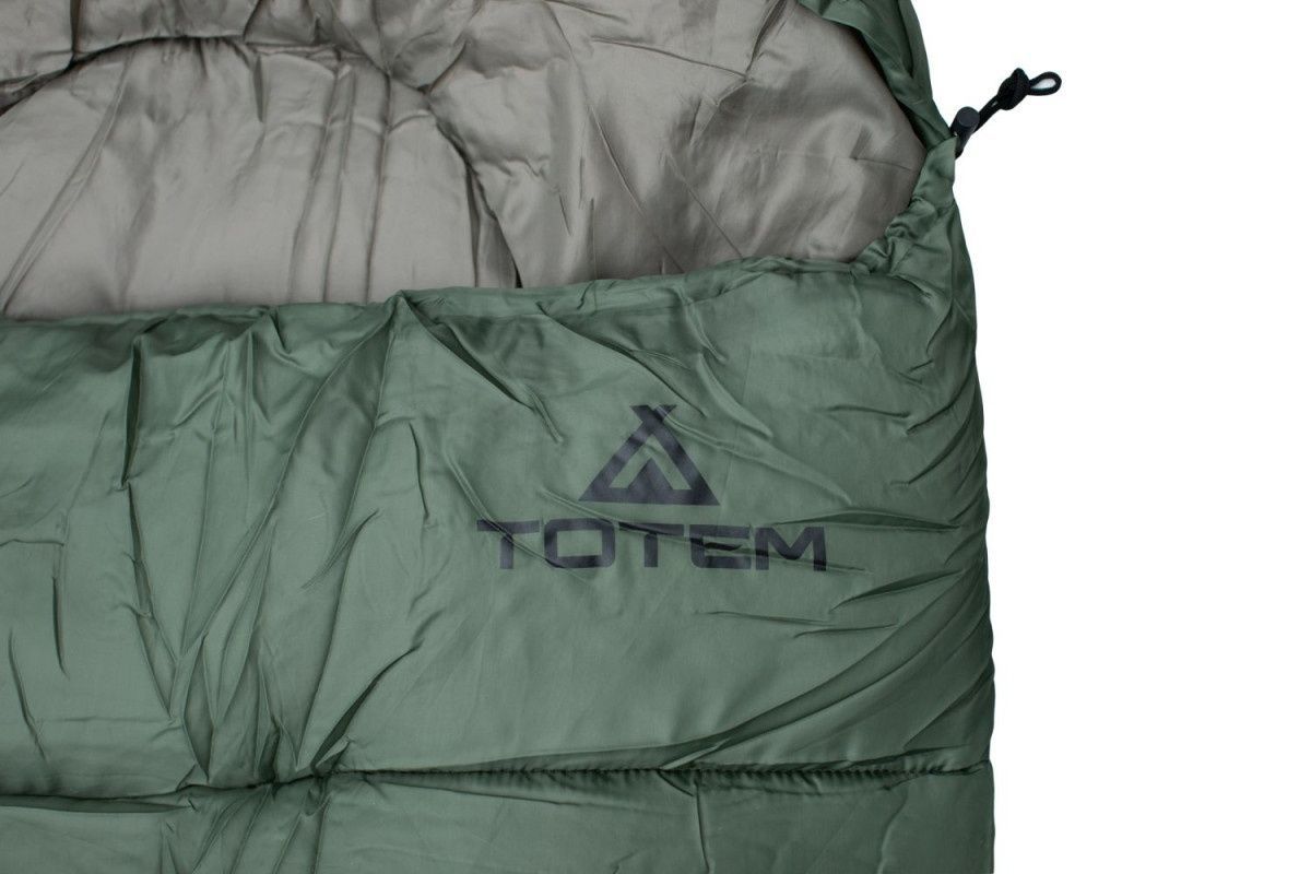 Спальний мішок Totem Fisherman ковдра з капюш олива, Лівий