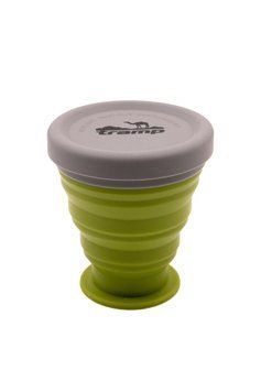 Стакан складаний TRAMP силіконовий з кришкою 200мл UTRC-126, green