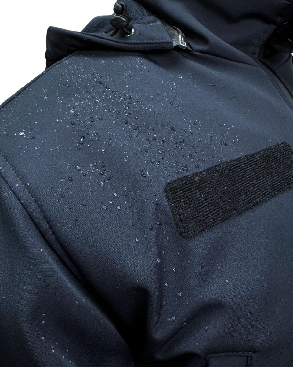 Куртка тактична зимова для ДСНС Softshell темно-синя Tactical