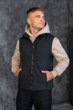 Жилет Urban Softshell на флісі Чорний