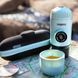 Портативна еспресо-кавоварка Wacaco Nanopresso блакитна з чохлом