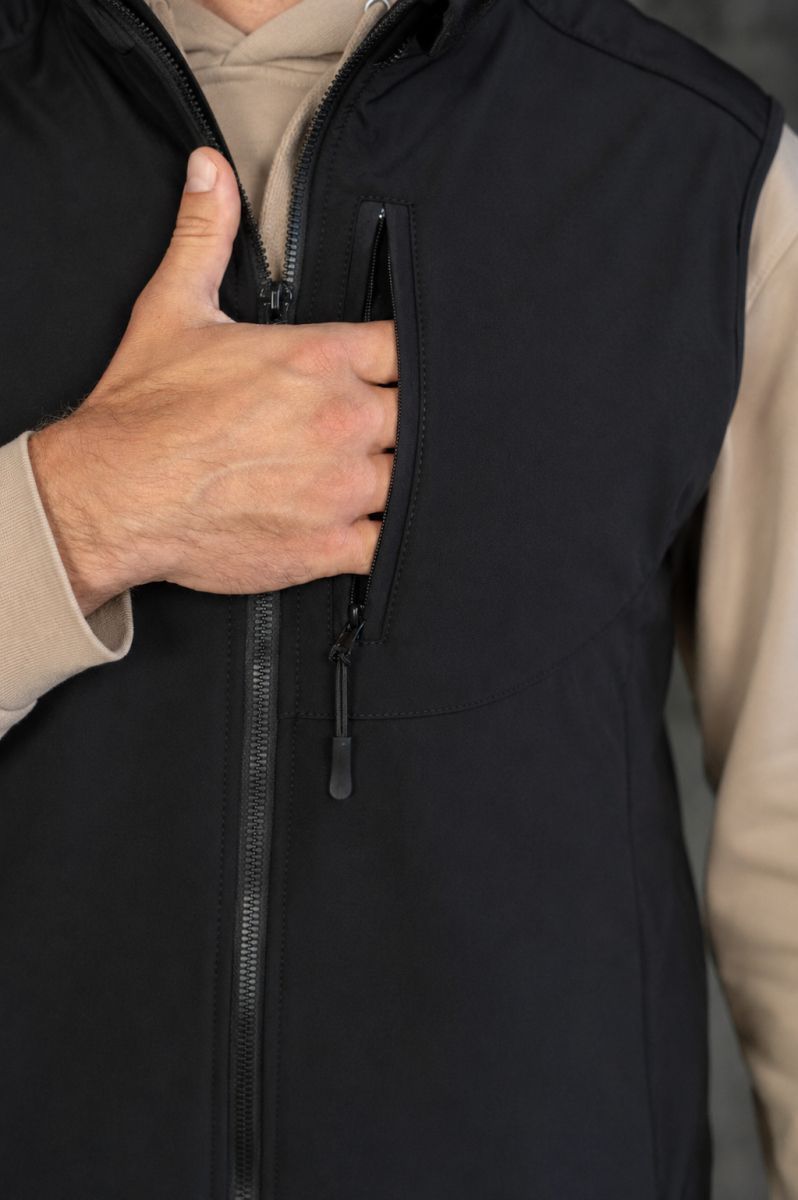Жилет Urban Softshell на флісі Чорний