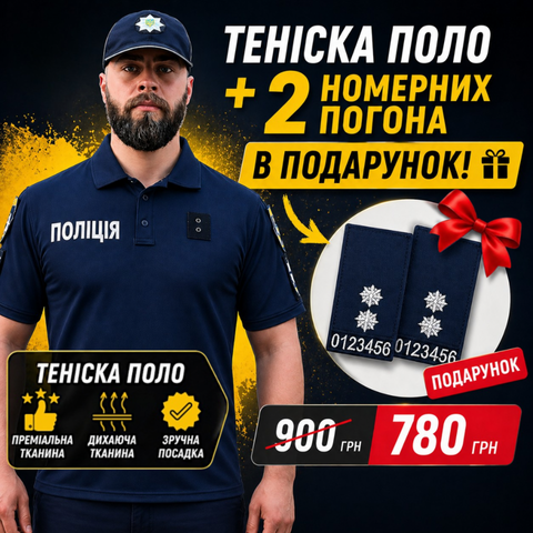поло + 50% на погон