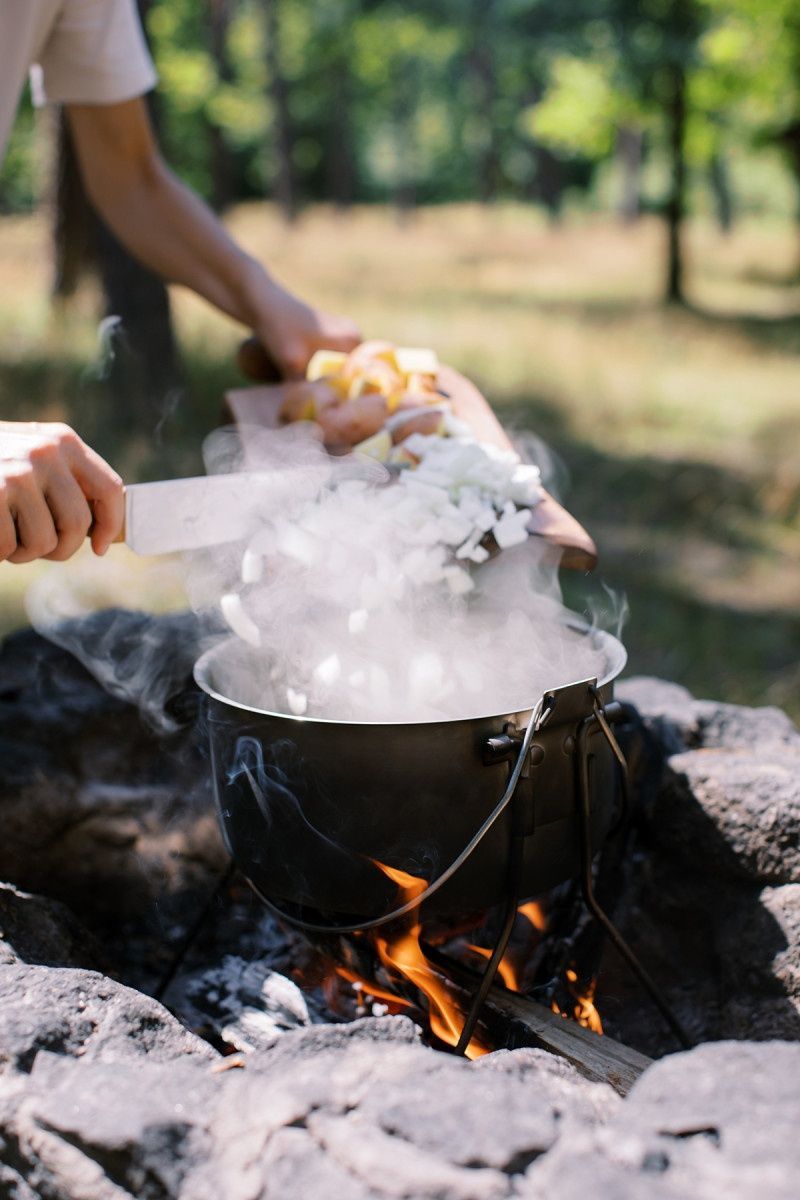 Казанок Tribe Fire Pot 5,4 л сталевий T-FH-0006-metal