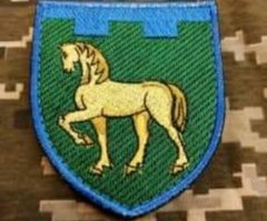 шеврон Збройні сили України 111-та окрема бригада територіальної оборони Грета/Габардин Олива