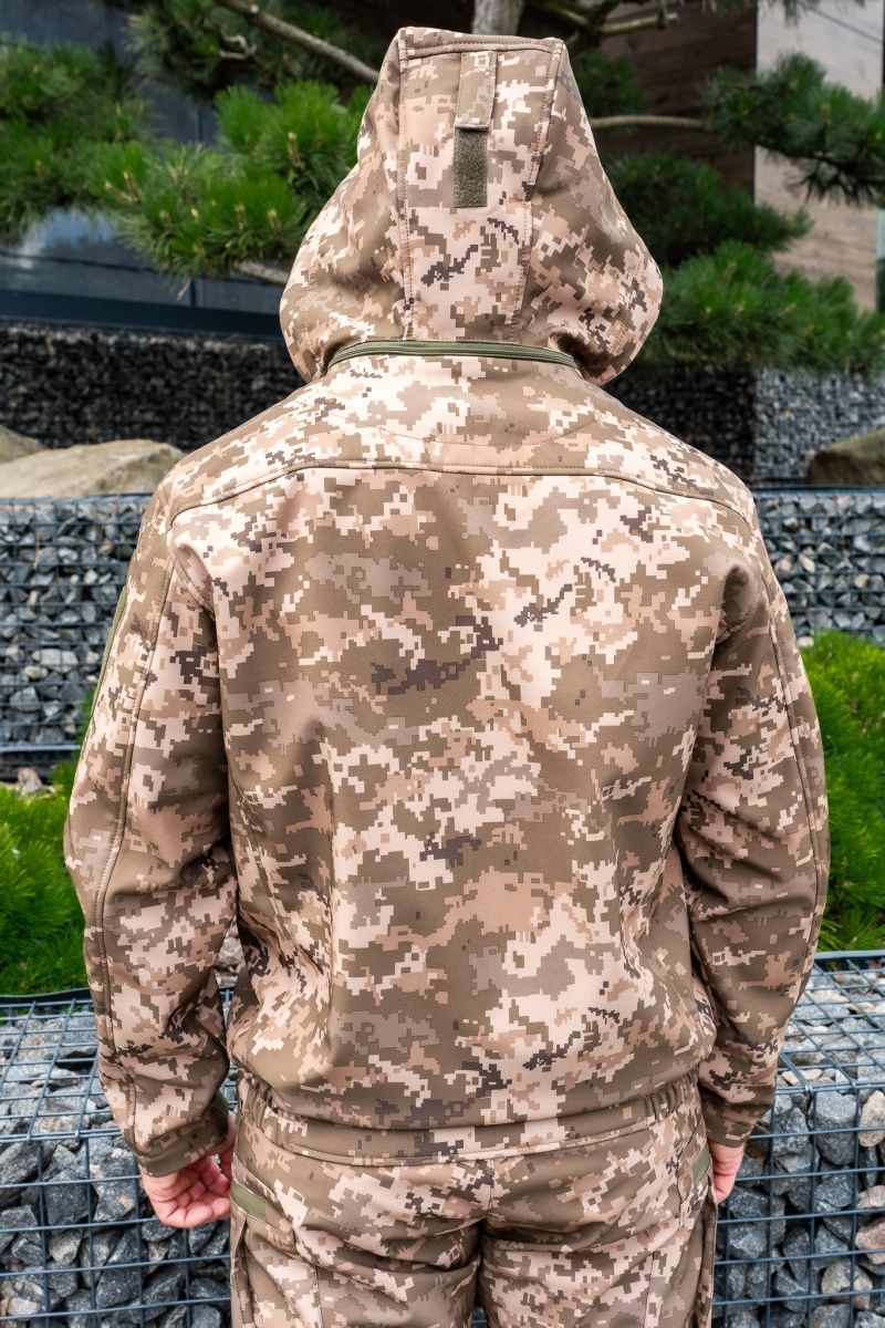 Костюм Track Pro Softshell на флісі піксель для Збройних сил України
