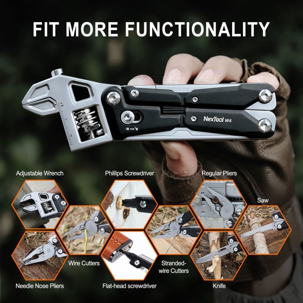 Мультитул NexTool Wrench W4