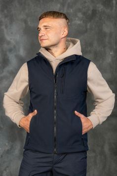 Жилет Urban Softshell на флісі Синій
