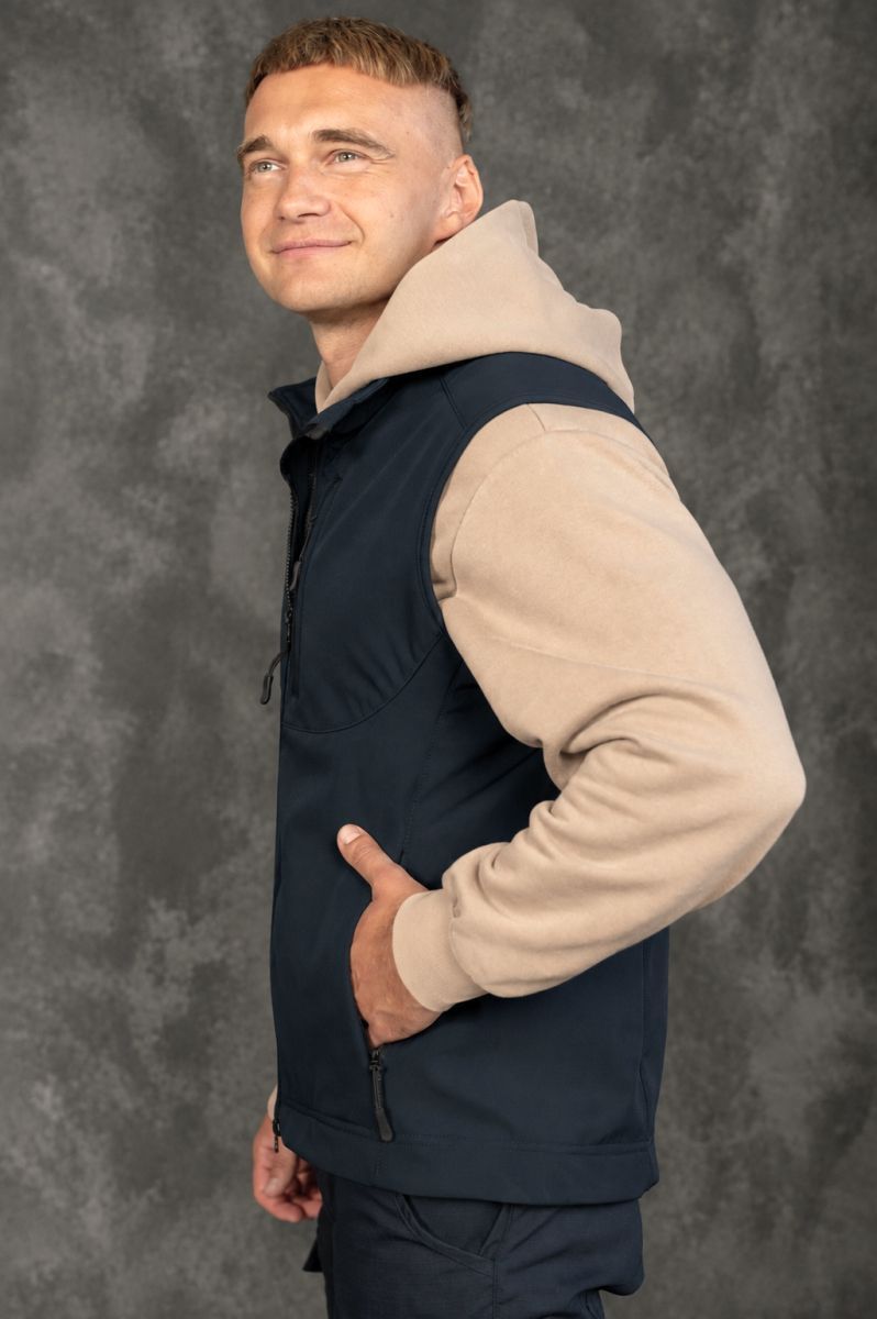 Жилет Urban Softshell на флісі Синій