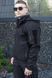Костюм Track Pro Softshell на флісі чорний для Поліції