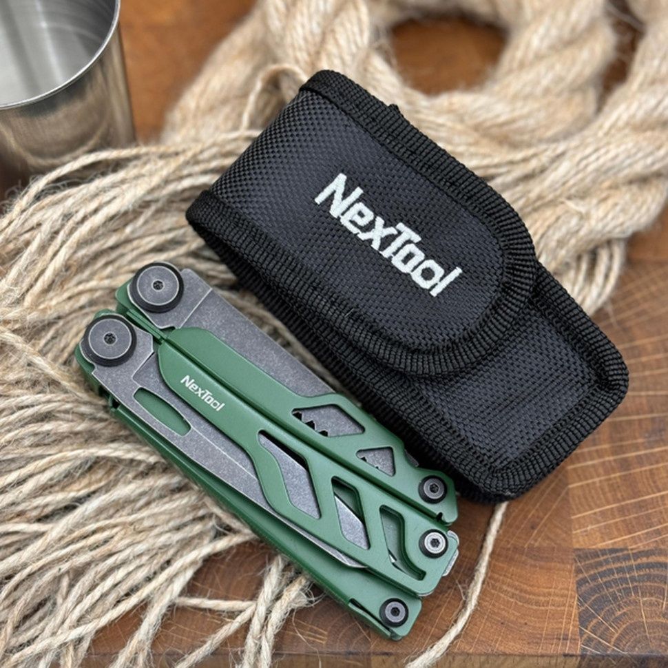Мультитул NexTool Flagship Pro, зелений