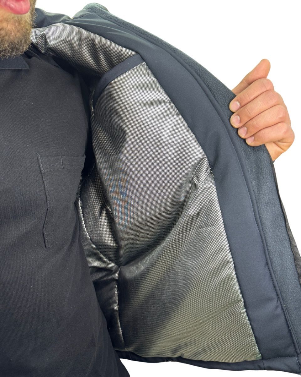 Куртка зимова Softshell темно-синя Urban