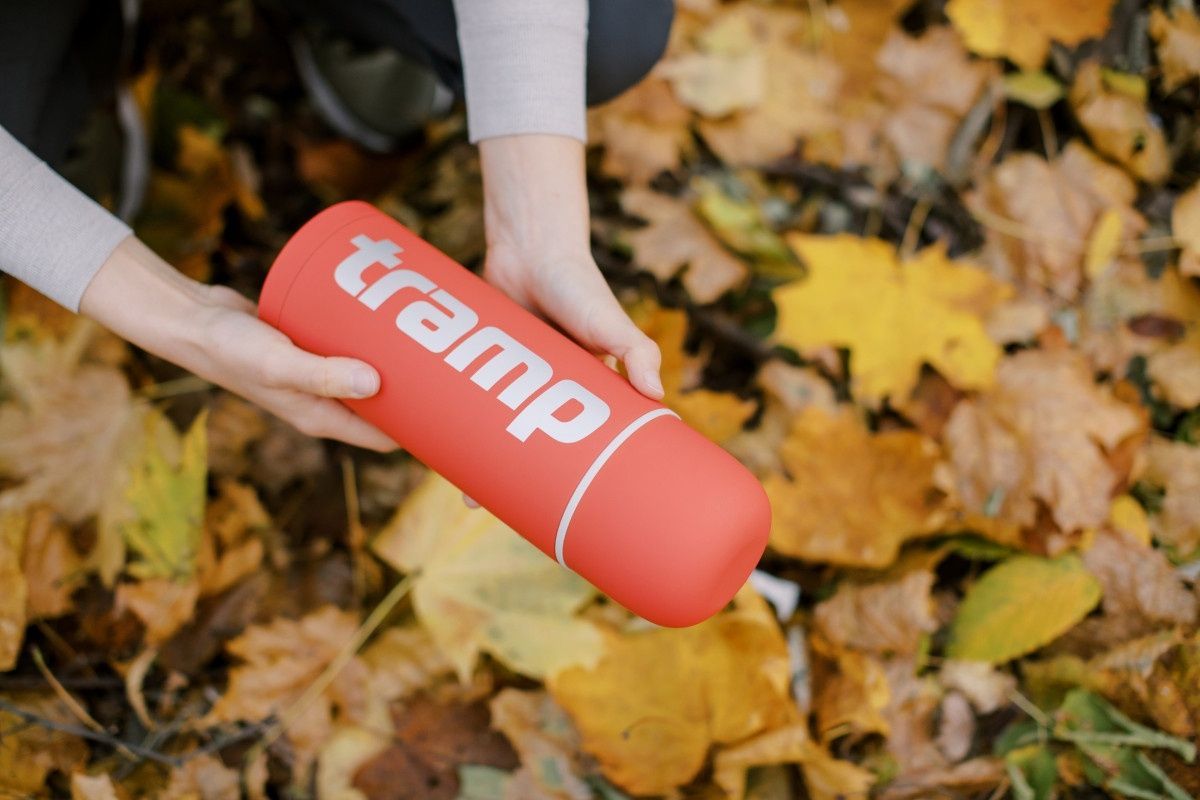 Термос TRAMP Soft Touch 1 л UTRC-109 Помаранчевий
