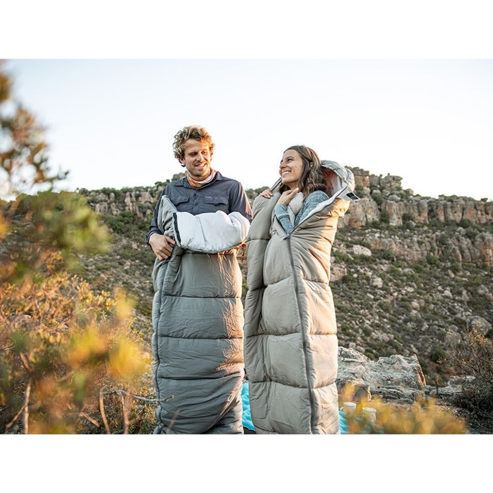 Спальник з капюшоном Naturehike M180 NH20MSD02, правий, сірий