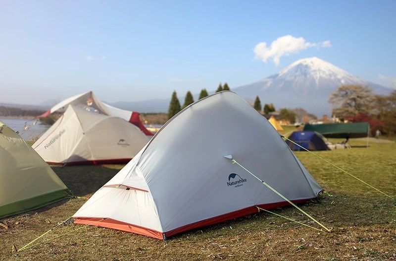 Намет надлегкий двомісний з футпринтом Naturehike Cloud Up 2 Updated NH17T001-T, 210T, зелений