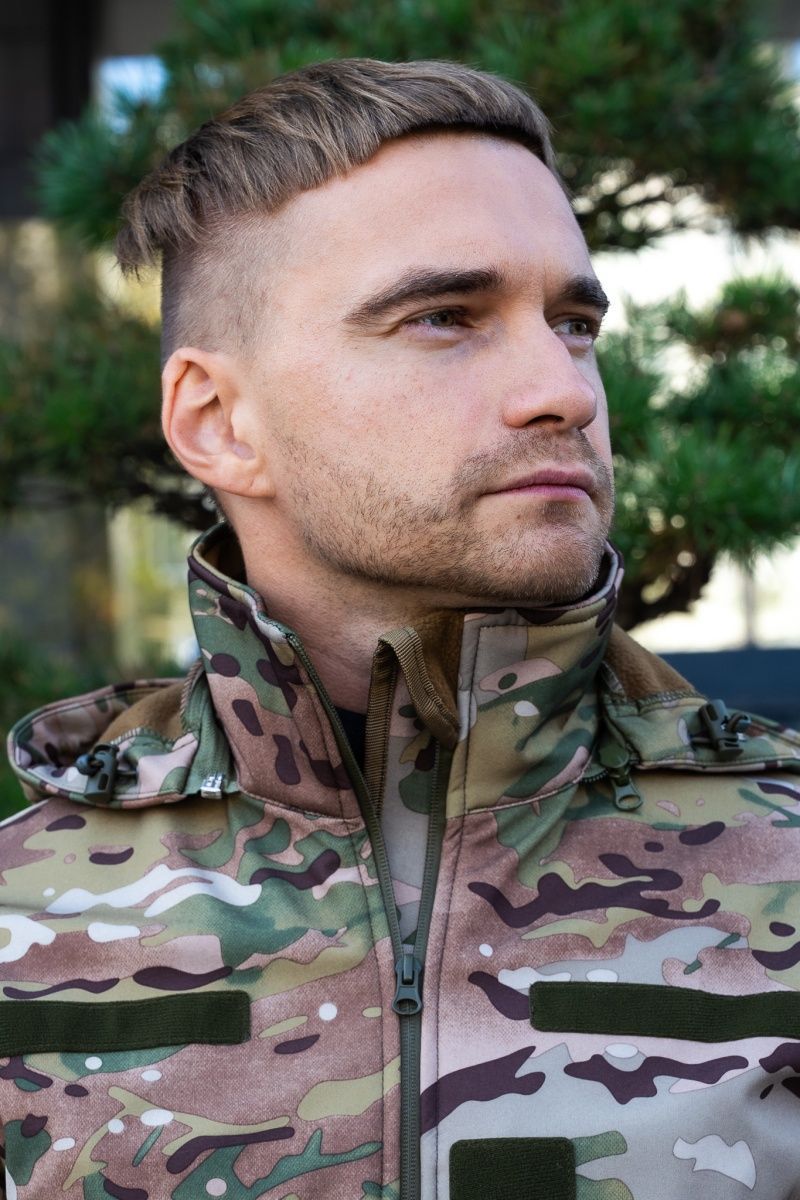 Куртка тактична Softshell мультикам Tactical