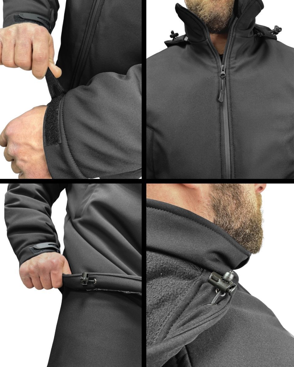 Куртка Softshell чорна Urban