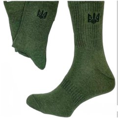 Шкарпетки тактичні з тризубом 40-45 р-р Хакі