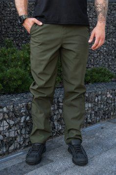 Штани утеплені Softshell Comfort олива