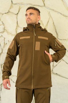 Куртка тактична для НГУ Softshell койот Tactical