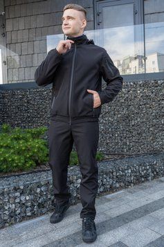 Костюм Blade Pro Softshell на флісі чорний
