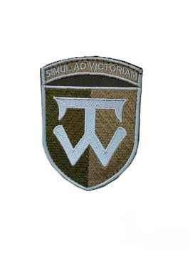 шеврон Збройні сили України 58 ОМПБр "SIMUL AD VICTORIAM" Грета/Габардин Олива купить