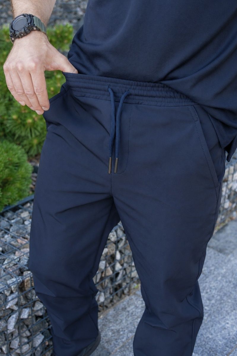 Костюм Track Pro Softshell на флісі синій