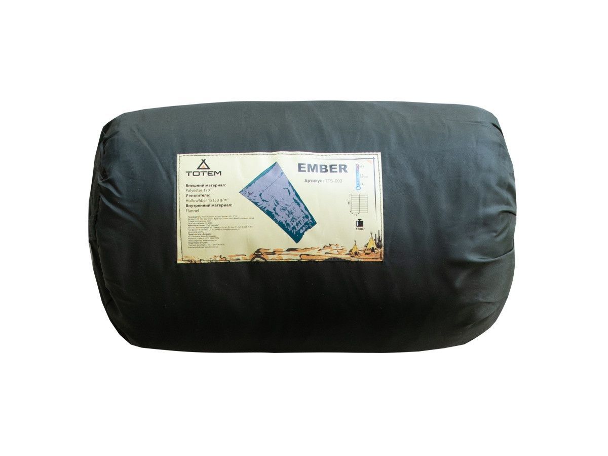 Спальний мішок Totem Ember ковдра лівий olive 190/73 UTTS-003