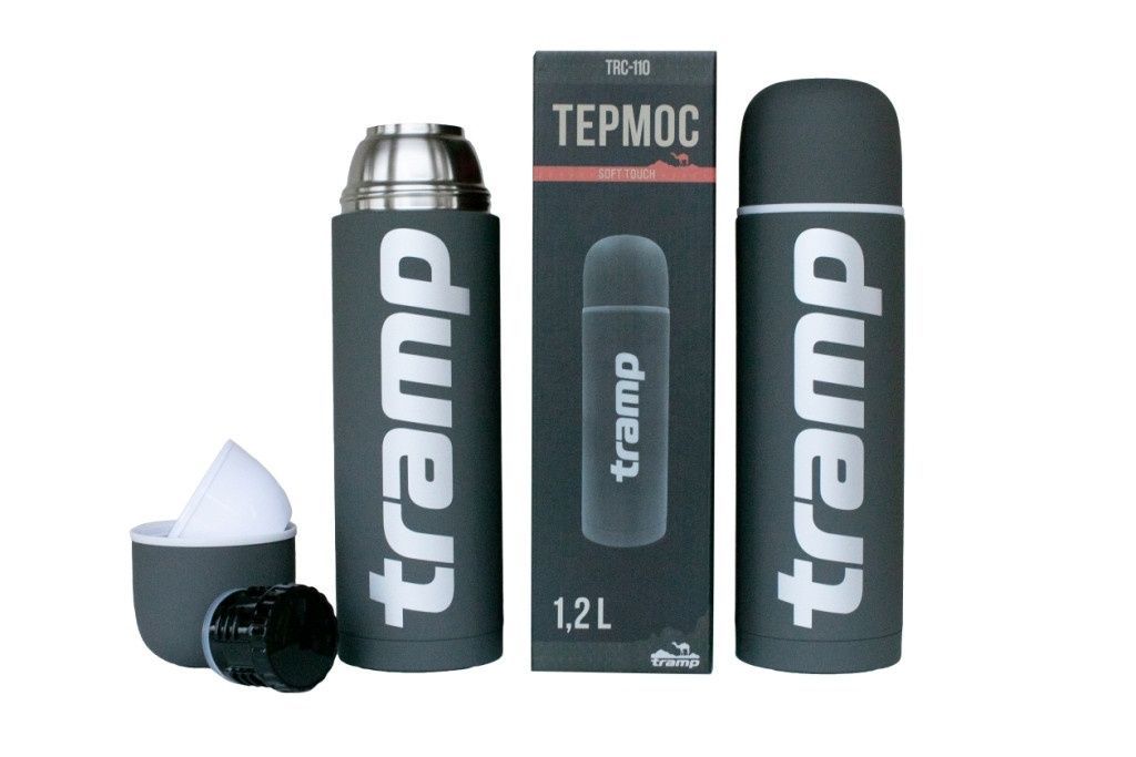Термос TRAMP Soft Touch 1,2 л, Жовтий