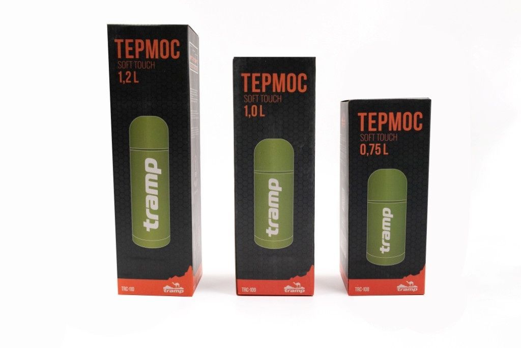 Термос TRAMP Soft Touch 1,2 л, Жовтий