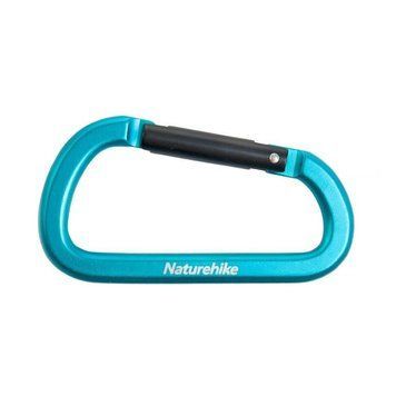 Карабін&nbsp;багатофункціональний&nbsp;Naturehike&nbsp;D-type&nbsp;80&nbsp;мм&nbsp;NH15A001-H&nbsp;blue