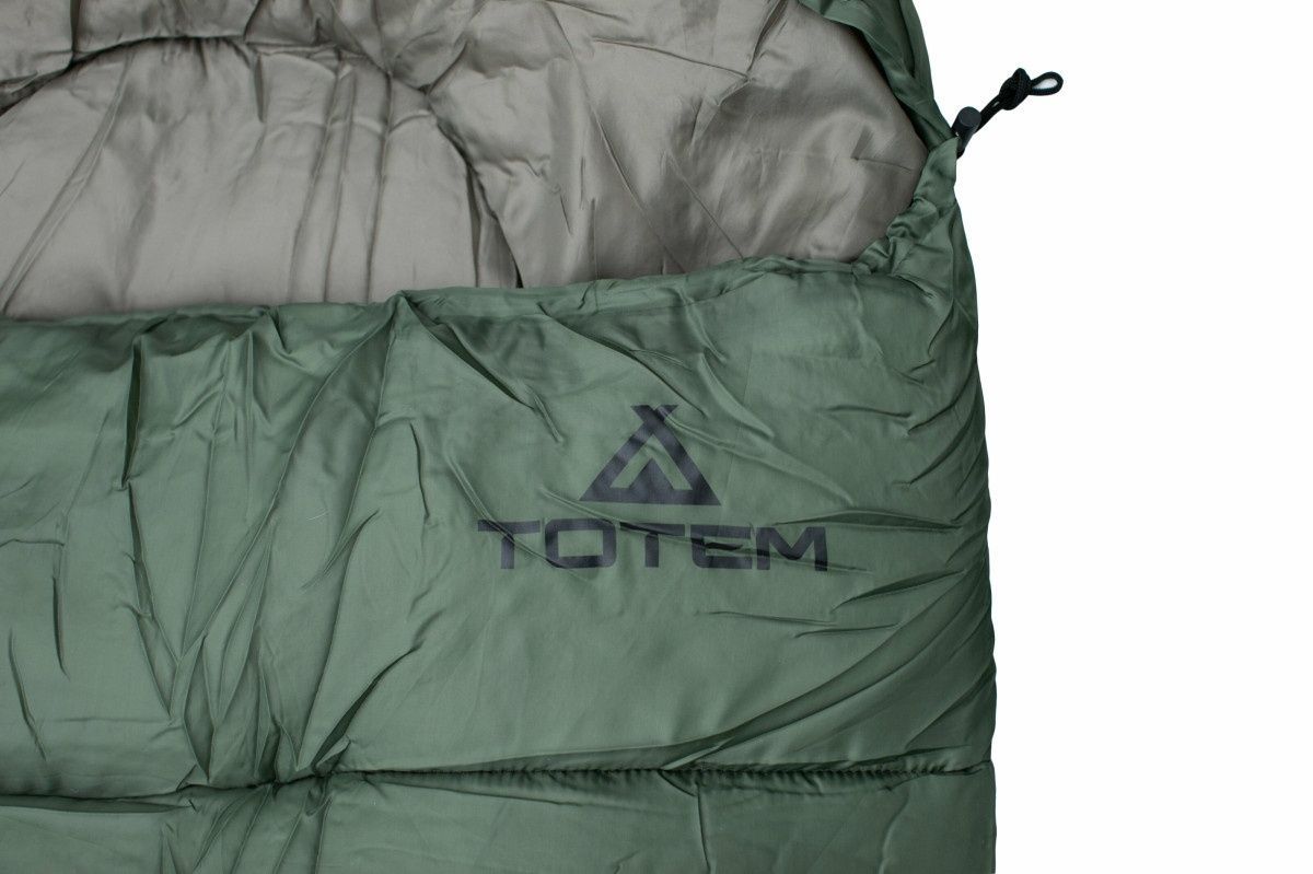 Спальний мішок Totem Fisherman ковдра з капюш лівий olive 190/73 UTTS-012