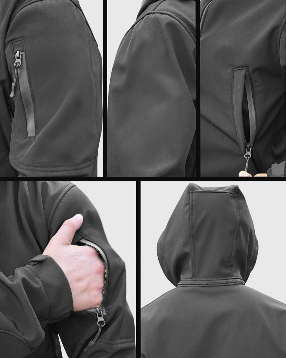 Куртка зимова Softshell сіра Urban