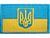 Прапорець 8*5 Національна Гвардія України З тризубом Грета/Габардин Жовто/синій