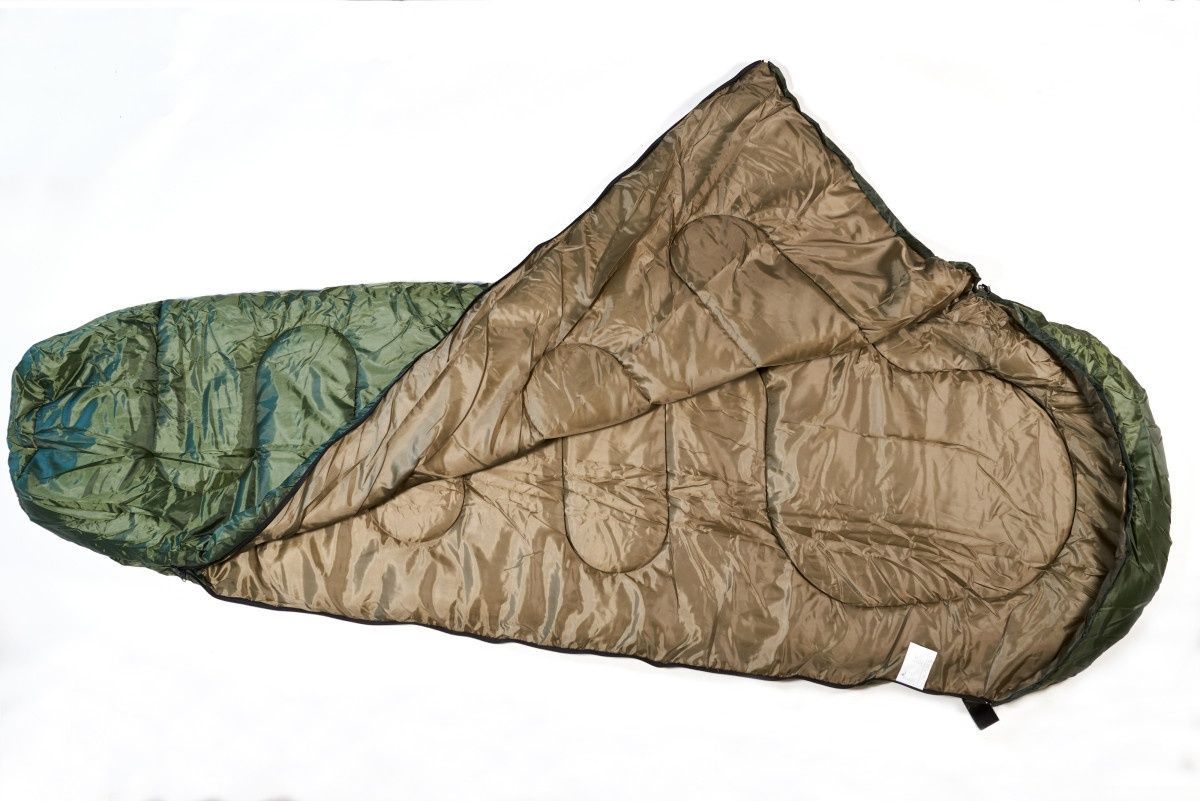 Спальний мішок Totem Hunter XXL кокон правий olive 220/90-55 UTTS-005