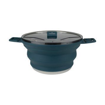 Каструля Tribe Collapsible Pot 2,5 л силіконова T-FF-0025, ocean