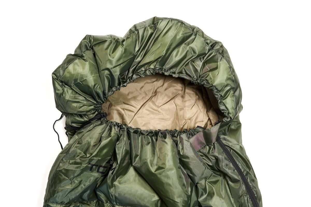 Спальний мішок Totem Hunter кокон лівий olive 220/60-55