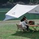 Тент для кемпінгу Naturehike Hexagon NH16T013-S, 150D / Silver Coated, 520*460 см, сіро-блакитний (з двома стійками)