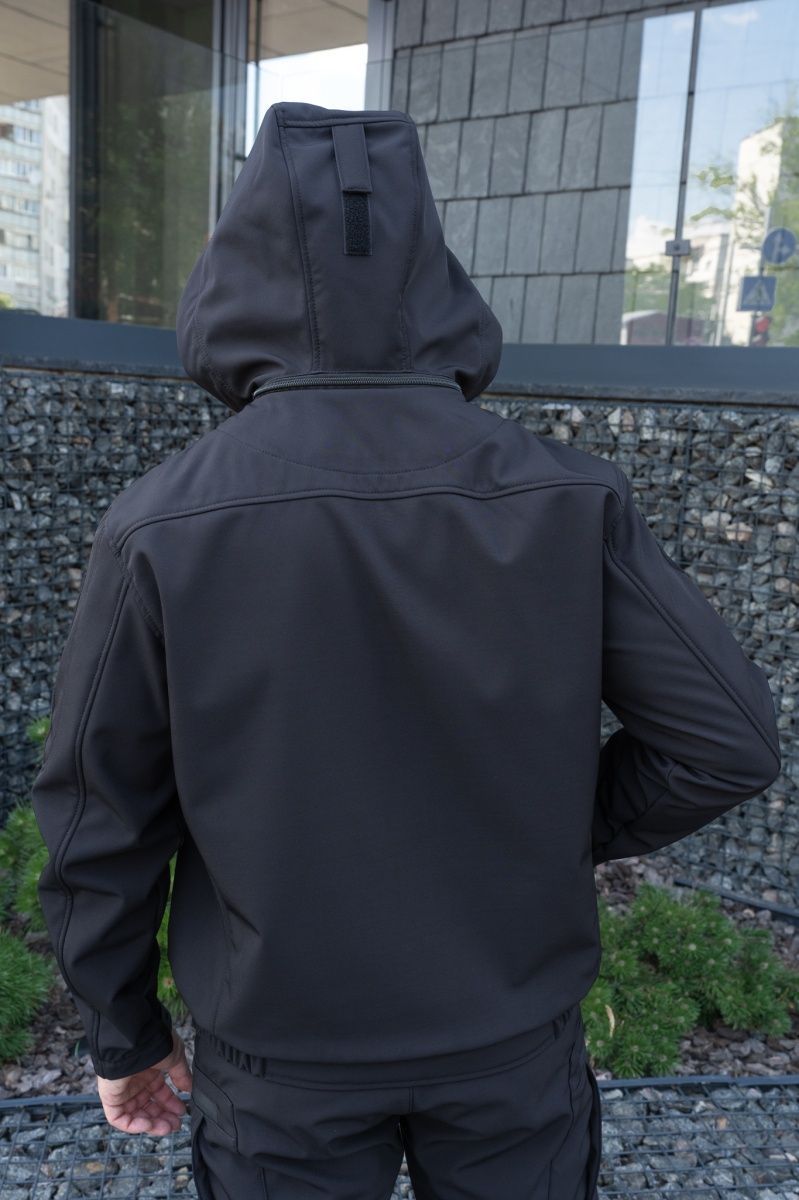 Куртка для Поліції Track Softshell чорна