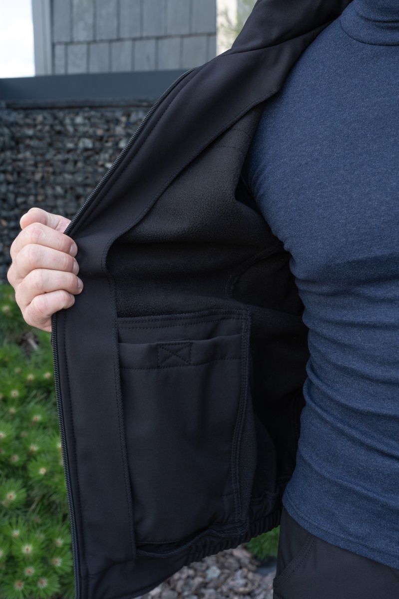 Куртка для Поліції Track Softshell чорна