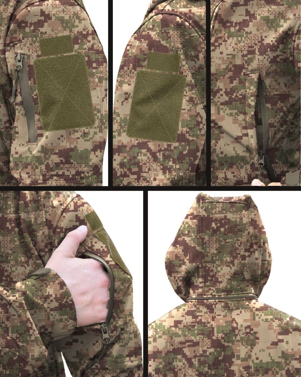 Куртка тактична зимова для НГУ Softshell хижак Tactical