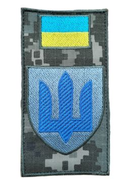 Шеврон-заглушка Збройні сили України Гірська піхота Піксель купити