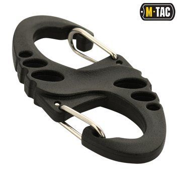 M-TAC КАРАБІН S-HOOK ПЛАСТИКОВИЙ BLACK