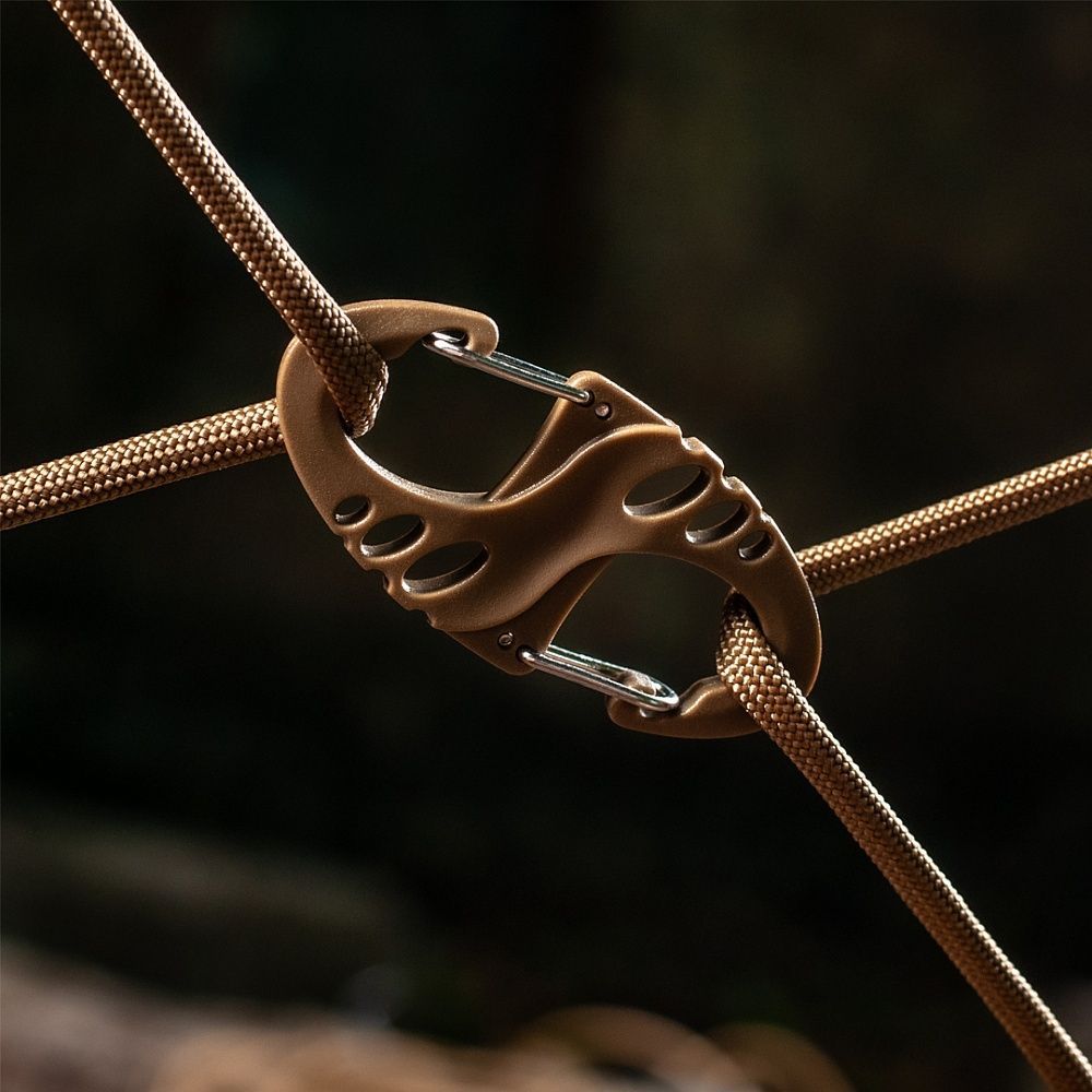 M-TAC КАРАБІН S-HOOK ПЛАСТИКОВИЙ COYOTE