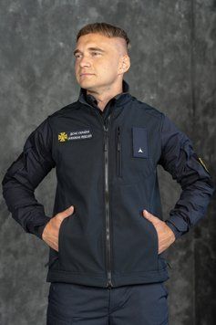 Жилет Tactical ДСНС Softshell на флісі Синій