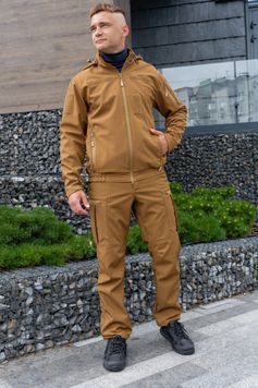 Костюм Track Pro Softshell на флісі койот для Національної Гвардії