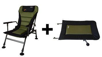 Крісло рибальське, карпове Novator SR-2 Comfort + Підставка Novator POD-1 Comfort