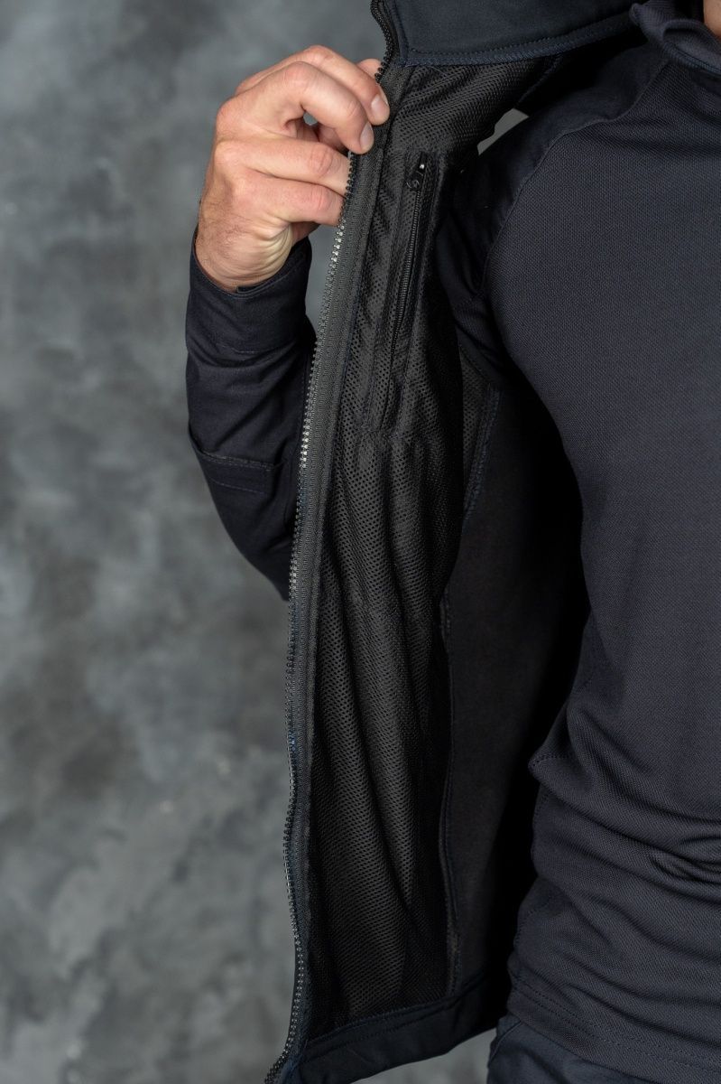 Жилет Tactical ДСНС Softshell на флісі Синій
